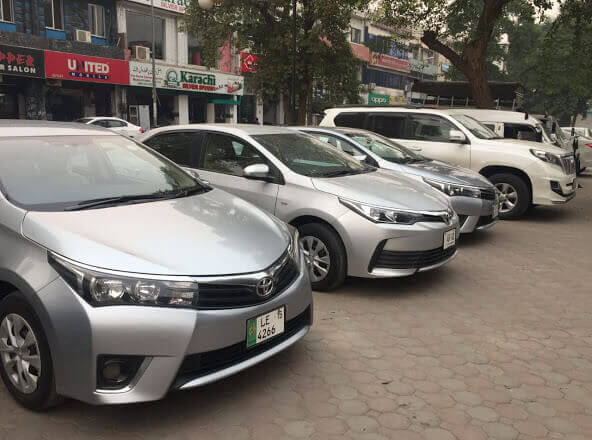 Toyota GLi Rent Lahore