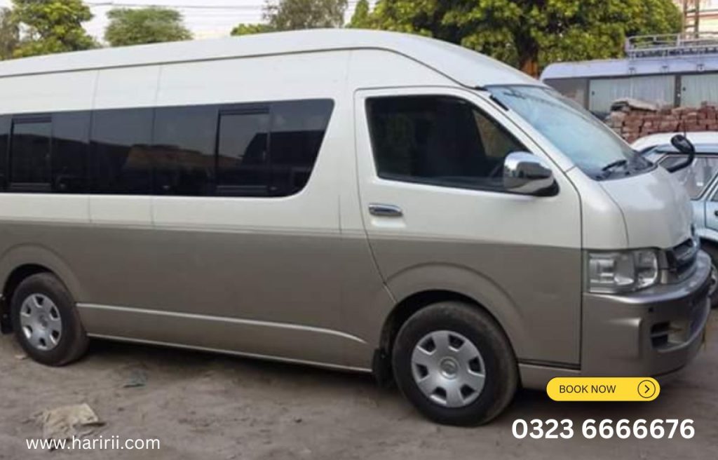Toyota Grand Cabin for rent lahore